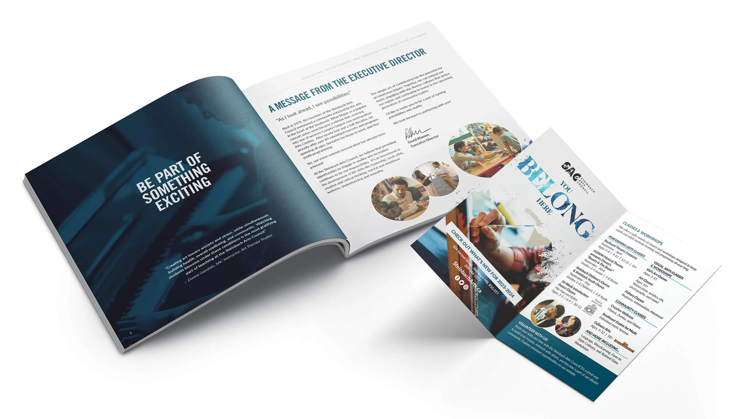 Chez Koop graphic design and digital printing project for Steinbach Arts Council – Manitoba creative studio