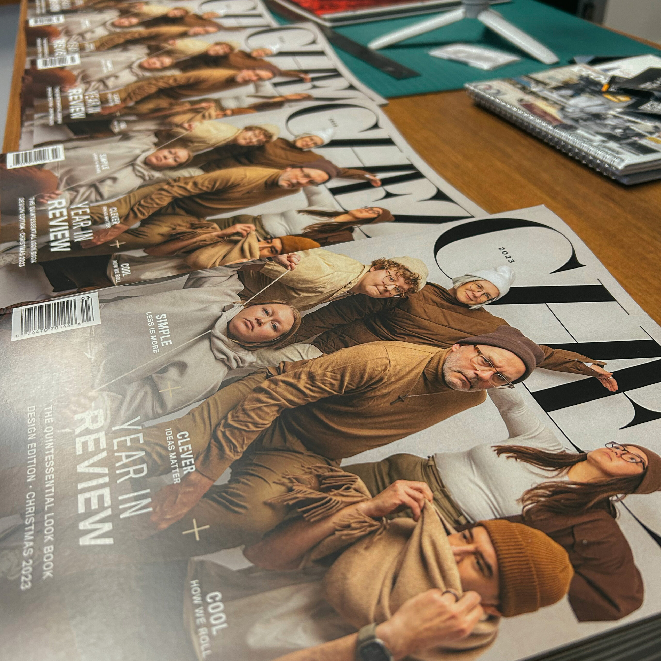 Chez Koop graphic design showcase featuring impactful magazine cover in Steinbach Manitoba studio.